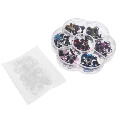 70Pcs 10mm/0.39in DIY for Puppet Eyes Washers Pads For Handm