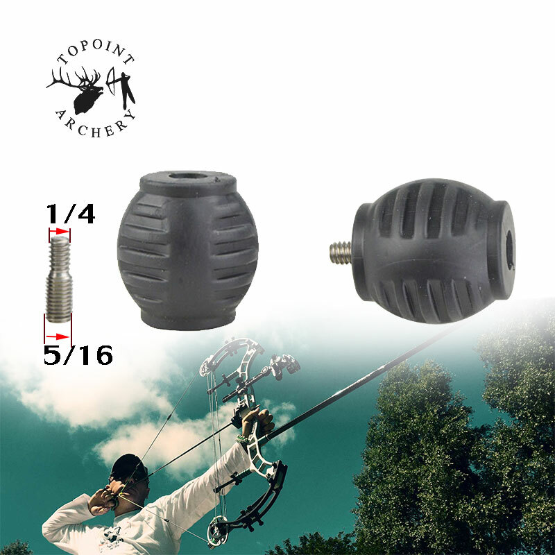 1pcs Stabilizer Ball Bow Dampener Archery Silencer Recurve Compound Bow