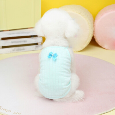 For Pet Small Dog Cat Spring Summer T-shirt Puppy Vest Costume Clothing Cotton