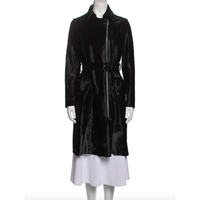 ANINE BING Calf Leather Trench Coat