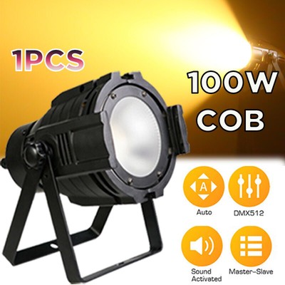 100W COB LED Par Lights DMX Stage Lighting DJ Audience Blinder Light DJ Party
