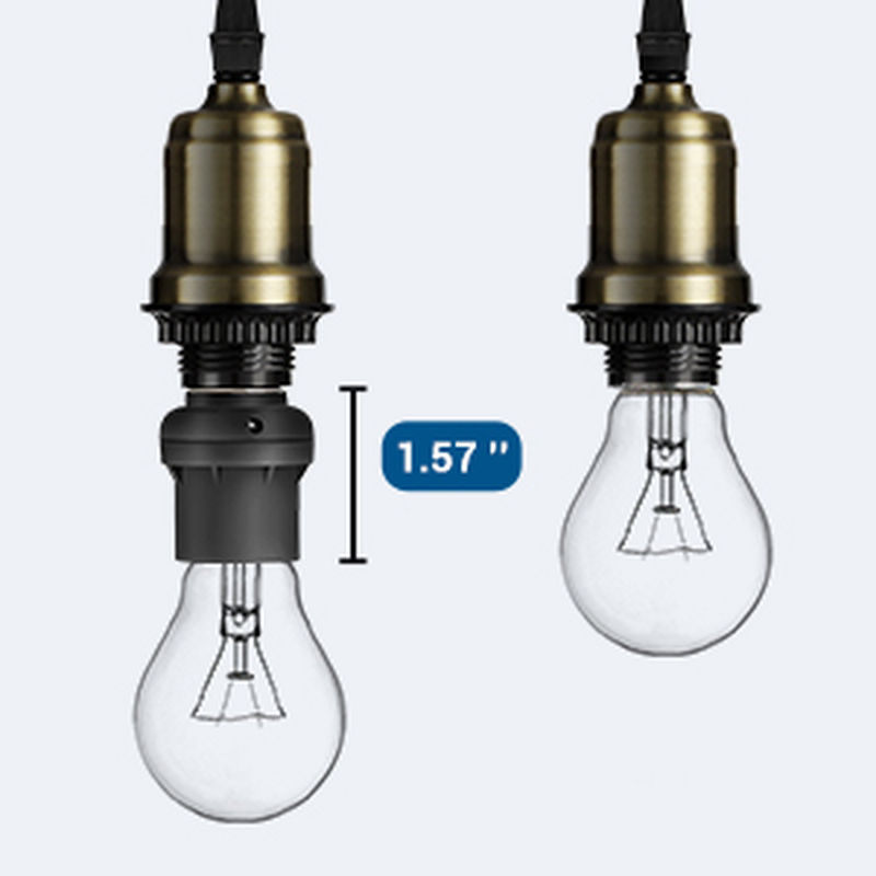 Dusk to Dawn Light Bulb Sockets E26 Photocell Sensor Light Socket Waterproof 4PC