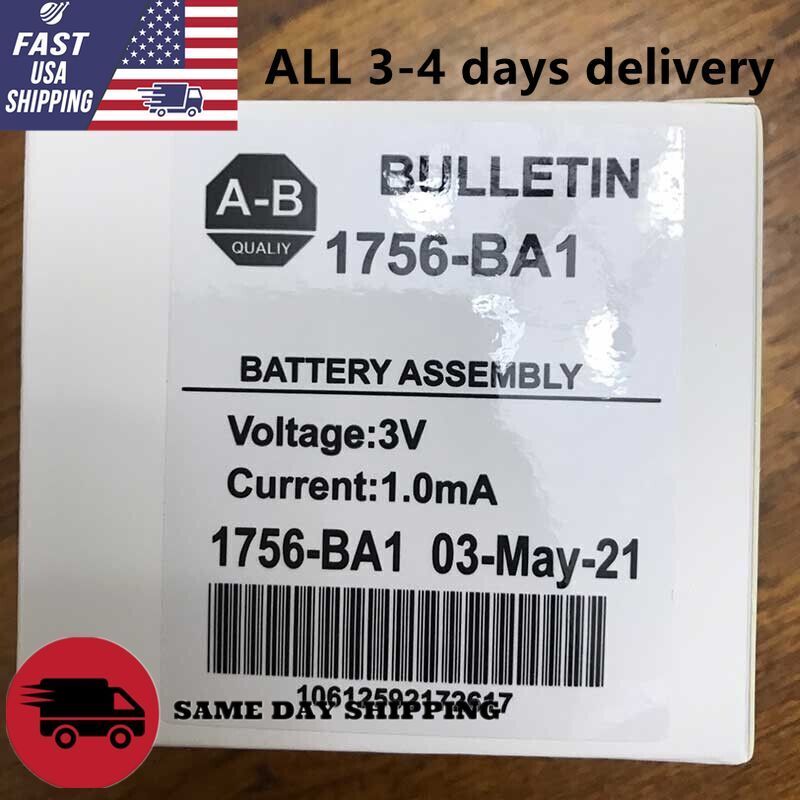 Allen-Bradley 1756-BA1 Battery Assembly Logix Controllers 3VDC 1800mAh Lithium