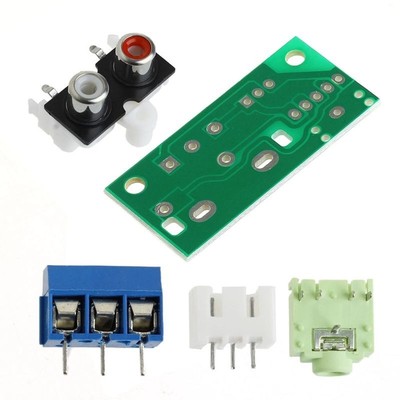 35mm Audio Switch Board RCA Audio Input Block For Amplifier Electronic DIY Kit 