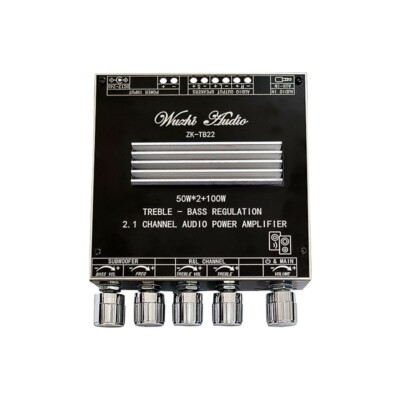 Wuzhi ZK-TB22 2.1 Channel Audio Power Amplifier Bluetooth TWS TPA3116 with Shell