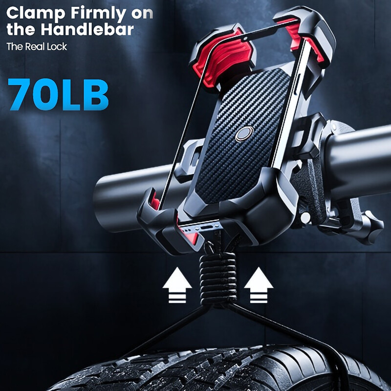 Motorcycle Bike Handlebar Mount Holder Bicycle For iPhone Samsung Cell Phone GPS