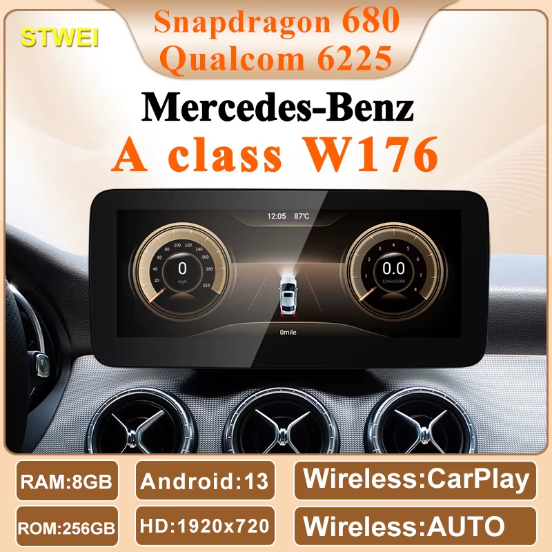 STWE New Qualcomm6225 Snapdragon680 Andorid13 Car Multiemedia Players For Merced