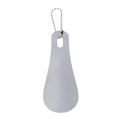 Metal Shoe Horn Stainless Steel Spoon Shoehorn Shoes Lifter Tool Keychain Travel