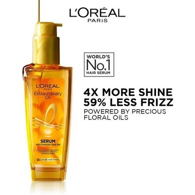 L'Oreal Paris Extraordinary Oil Hair Serum for Women and Men 100ml Free Delivery