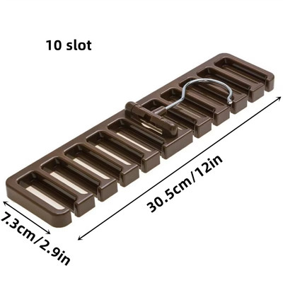 Tie Belt Scarf Hanger Wardrobe Rotating Organizer Rack Multifuctiona Home Closet