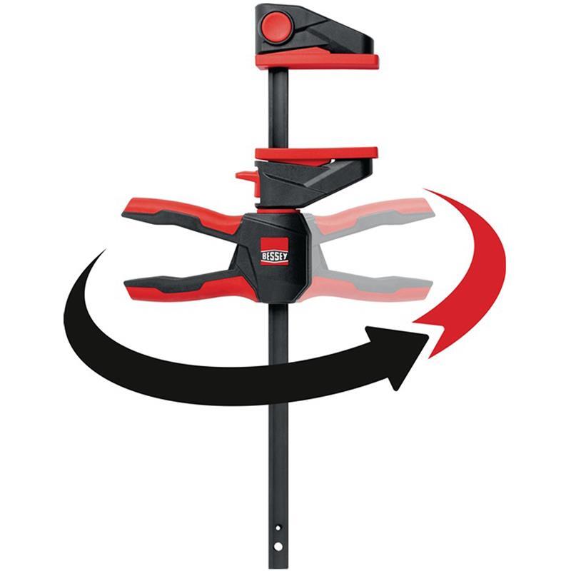 Bessey Einhandzwinge Ez360-60 Spann-W.600 Mm A.80 Mm Spreiz-W.195-765 Mm