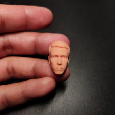 1/10 Scale Legend Chen Zhen Donnie Ye Head Sculpt Unpainted Fit 7'' Neca Figure