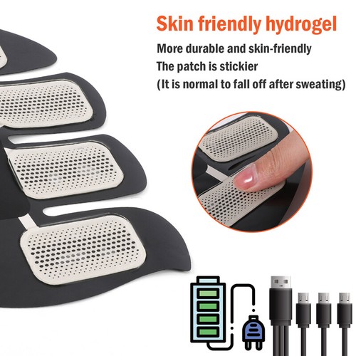 Electric Muscle Toner Machine ABS Toning Belt Simulation Fat Burner Body Shaper