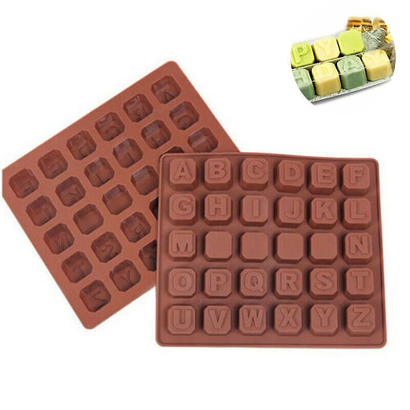 Chocolate Baking Mold Fondant Mould Letter Letter Alphabet Cake Silicone