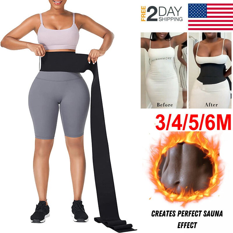 Snatch Me Up Bandage Wraps Lumbar Waist Support Sauna Belt Trimmer Body Shaper