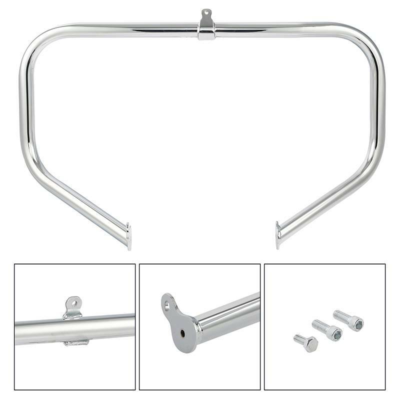Highway Engine Guard Crash Bar Footpeg Fit For Harley Electra Street Glide 09-23
