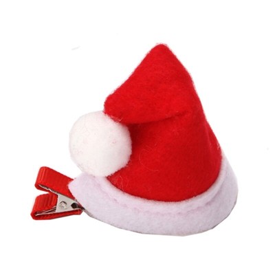 Hat Hairpin Duckbill Side Clips Christmas Hat Barrettes Bangs Side Clips