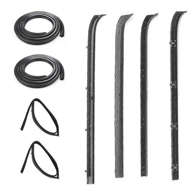 Rear Side Door Seal Kit (8pcs) 73-80 Chevy GMC C/K Crew Cab Pickup Suburban