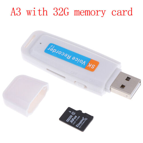 Mini USB Digital Pen Audio Voice Recorder Dictaphone 32 GB Flash Drive U-Di*K_IT