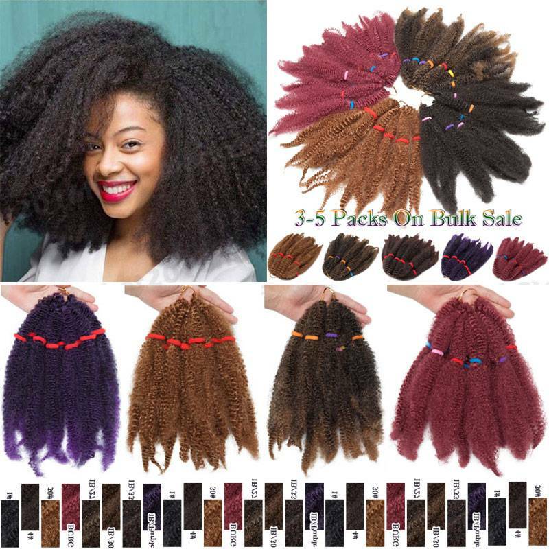 New Arrival Messy Marley Twist Braiding Afro Kinky Bulk Hair
