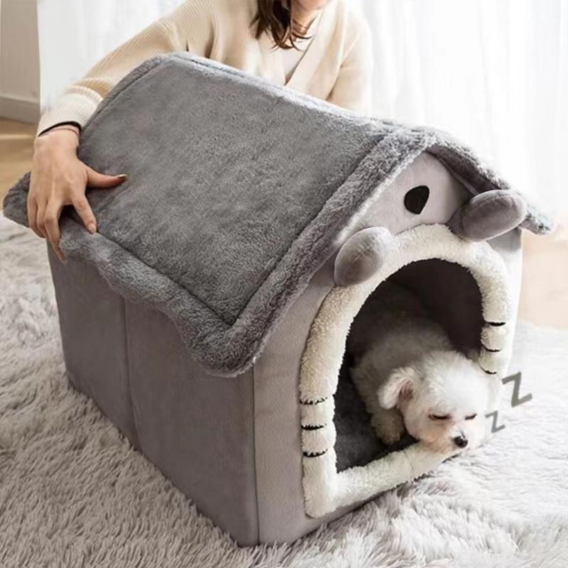 House Kennel Cave Igloo Soft Washable Cushion Small-large