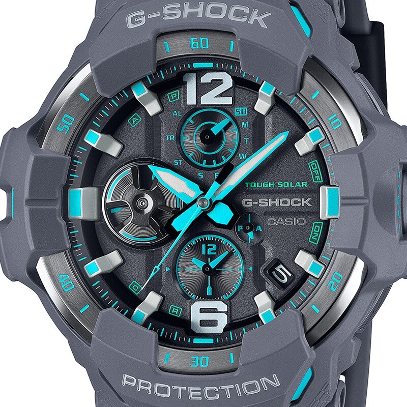 Pre-owned Casio G-shock Gr-b300-8a2jf Gravitymaster Master Of Air Bluetooth Men Watch