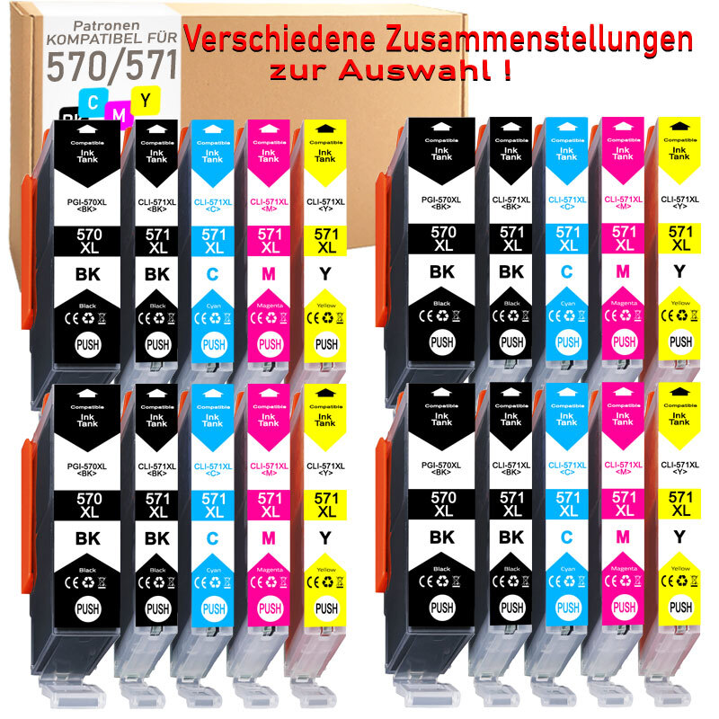 Xl Druckerpatronen FÃ¼R Canon Pixma Ts5050 Mg5750 Mg5751 Mg7750 Ts6050 Ts8050