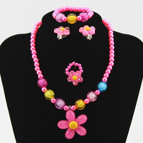 Kids flower necklace clearance
