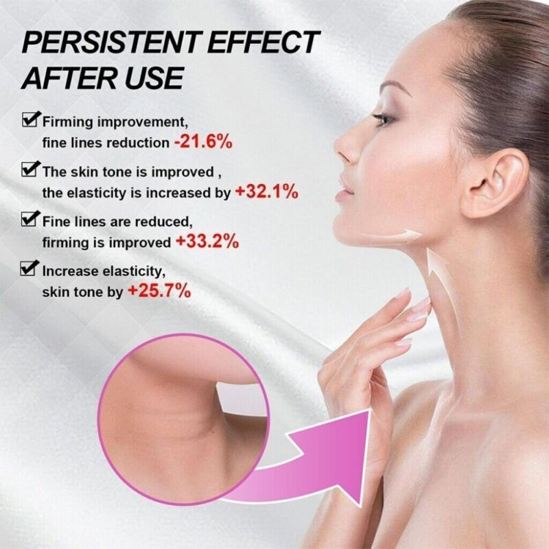 Face Neck Firming Cream Double Chin Reducer Anti-Wrinkle Tightening Smoothing US