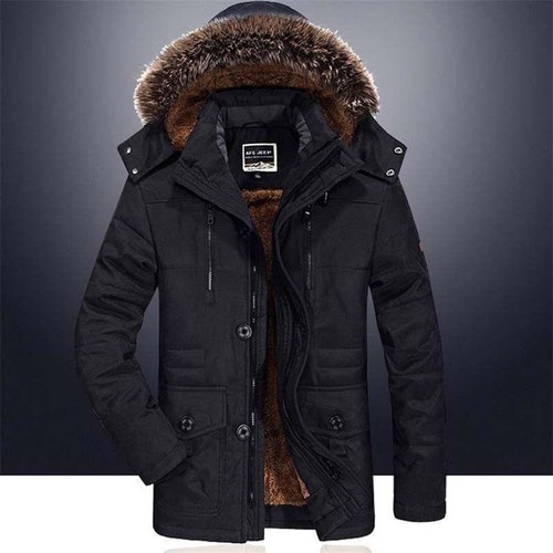 トップス FALILV by FaLiLV OVER SIZE LONG PARKA Mens Winter Parka Jacket Hooded Fur Collar Outdoor Thicken