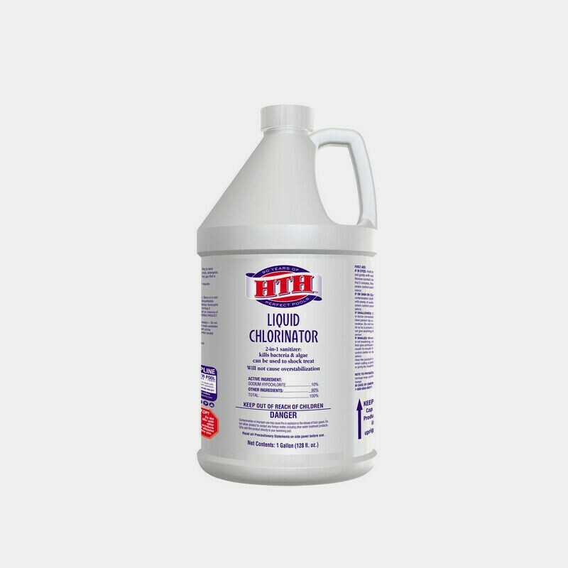10 Off on HTH Liquid CHLORINATOR 2in1 Pool Kills Algae 1 GALLON