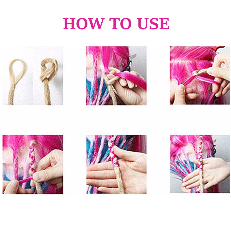 Full Head Crochet Dreads 100% Handmade Dreadlocks Thick Hair Extensions As Human