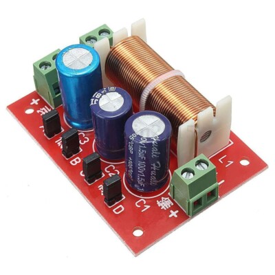 400 W Lautsprecherweiche 2 Wege Niedrig 4-16 Ohm Frequenzteiler für La A8Y7