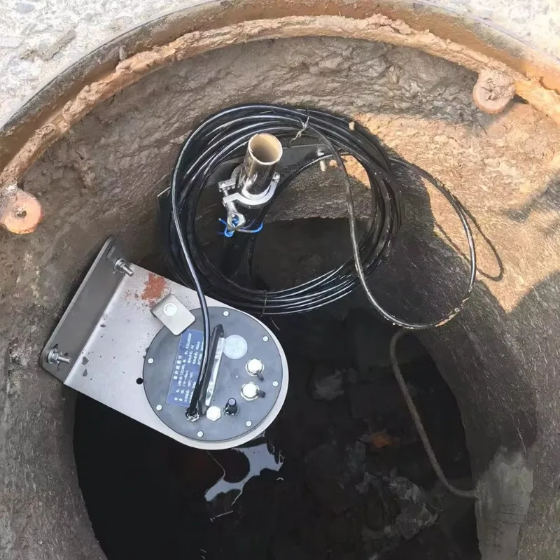 Ultrasonic Flow Meter IP68 for Pipeline Manhole Deep Level Water Level Gauging S