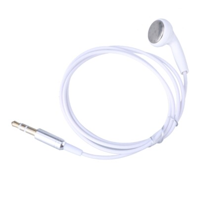3.5mm in Ear Single-Side Earphones Mono Earbud Corded Headsets Headphone Single