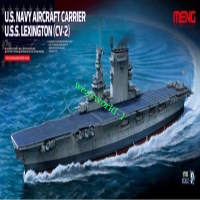 Meng PS-002 Model 1/700 US Navy Aircraft Carrier USS Lexington CV-2