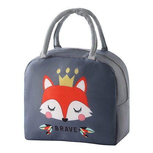 Fashion Cartoon Insulated Food Portable Thermal Oxford Lunch Box Cute Bag[