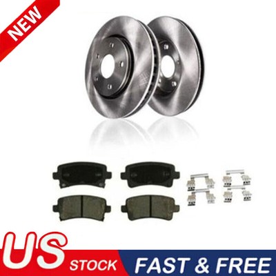 315mm Rear Rotors Brake Pads for Buick Lacrosse Regal Allure Saab 9-5 XTS Impala
