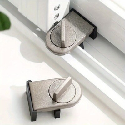 2PCS Aluminum Alloy Sliding Door And Window Safety Lock Adjustable Security Lock