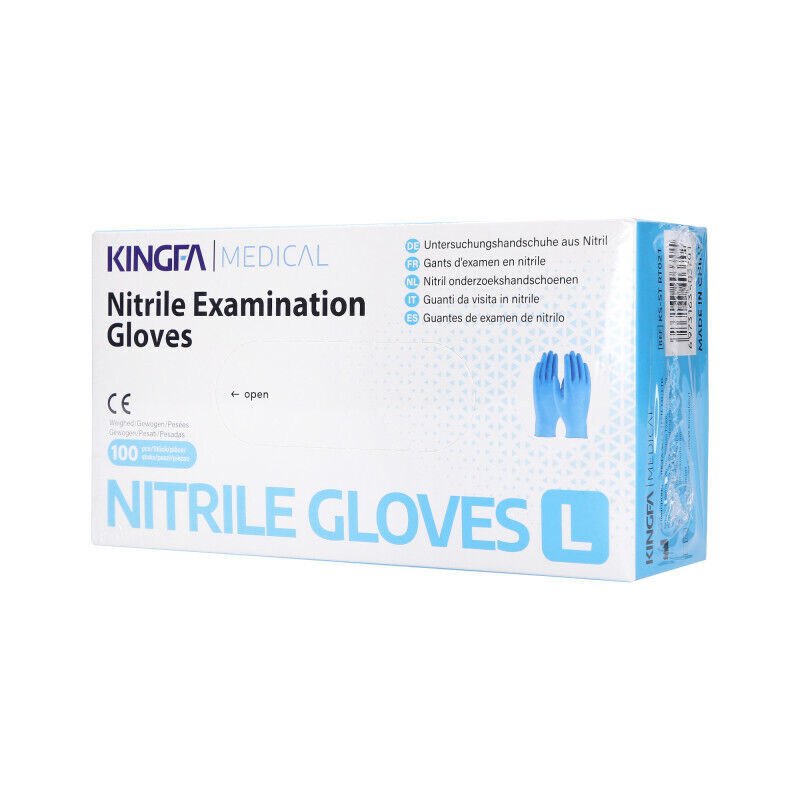Violet BLUE Disposable Gloves Nitrile Powder Latex Free**100**200**