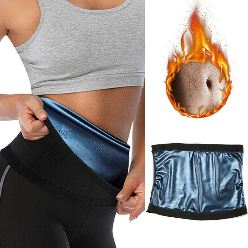 Premium Waist Trimmer Trainer Polymer Sweat Shaper Slimming Sauna Belt Shapewear