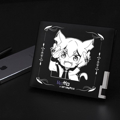Re:Life in a different world from zero Cosplay Bifold Purse Card Cash Wallet #2
