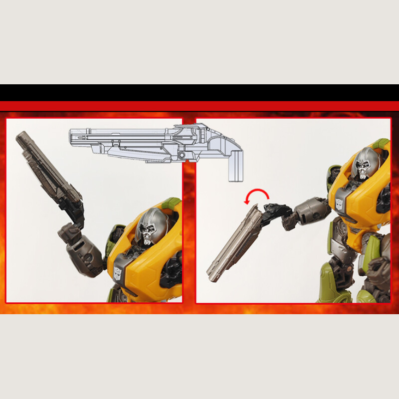 115 STUDIO Weapon Upgrade Kit Combat Mask Gun Sword Arm Blade For SS80 Brawn