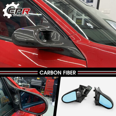 For Honda Civic FK7 FK8 (LHD) Typ-R Carbon Aero Rearview Rear view Mirror 2pcs