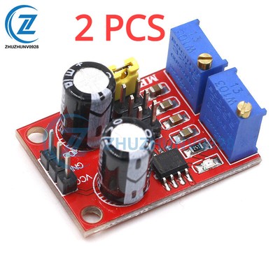 2PCS Duty Cycle and Frequency Adjustable NE555 Module Square Wave Rectangular