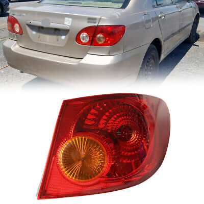 Fits 2003-2008 Toyota Corolla Rear Tail Light Outer Lamp Passenger Right Side