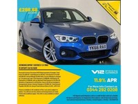 2016 66 BMW 116D M SPORT PARKING SENSORS ALCANTARA SEATS SAT NAV SERVICE HISTORY