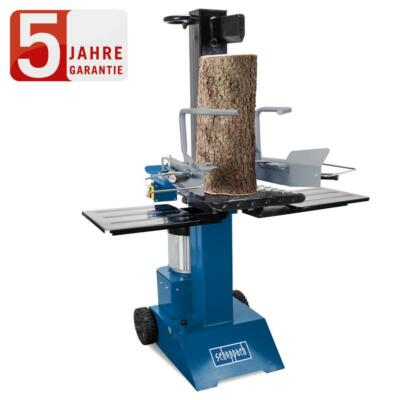 Scheppach Holzspalter HL815, 8t, 400V, stehend, Spaltgutablagen + Spaltgutfänger