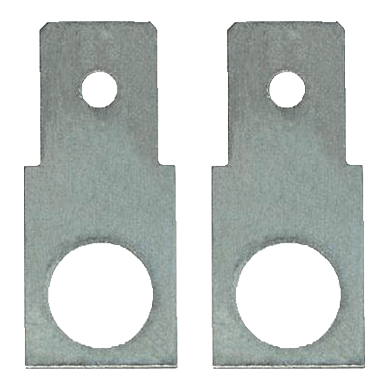 Adapter M5 auf Faston F2 Flachstecker 6,3mm gerade (1 Paar)