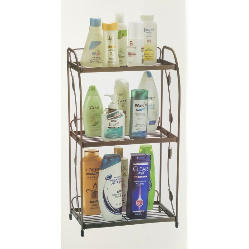 Carrello In Metallo Multiuso 3 Piani Ripiani Arredamento Fashion hmj